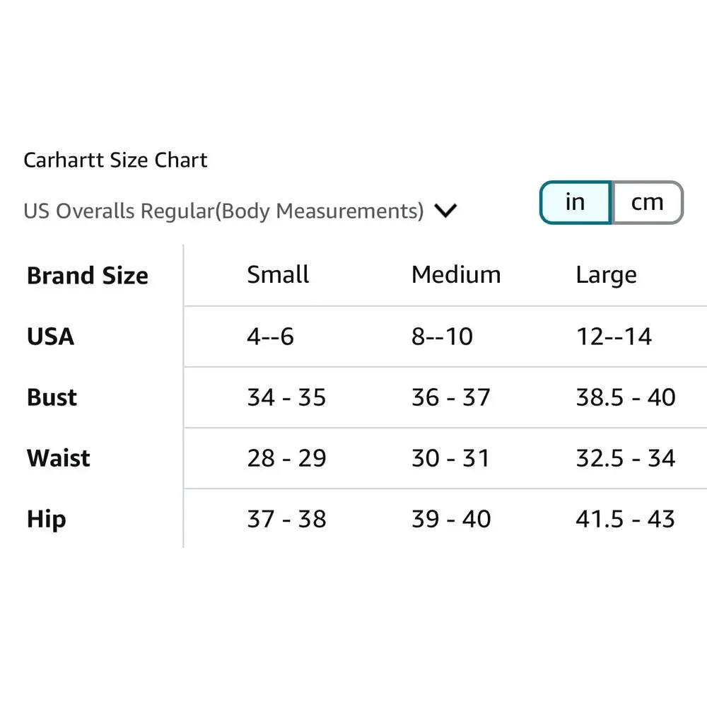Carhartt Womens Loose Fit Brown/Black Twill Plaid Shirt, Med - Picture 9 of 9